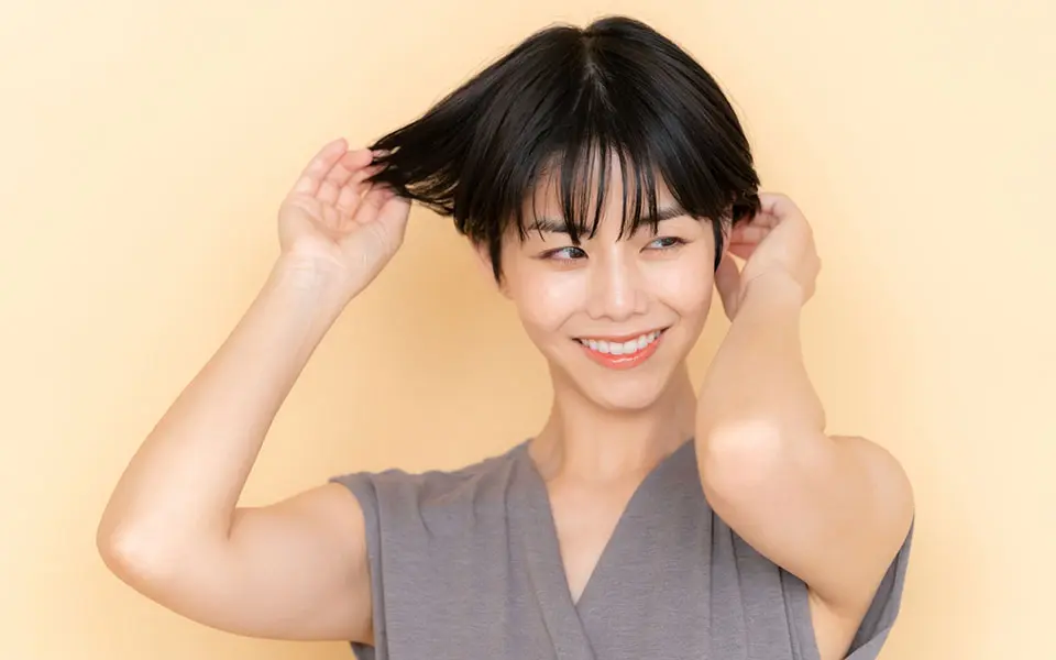高品質人毛を採用